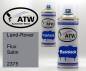 Preview: Land-Rover, Flux Satin, 2375: 400ml Sprühdose + 400ml Klarlack - Set, von ATW Autoteile West.